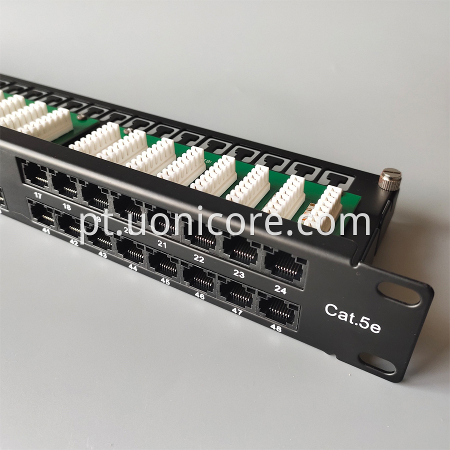 UTP CAT5E 48 Ports patch panel